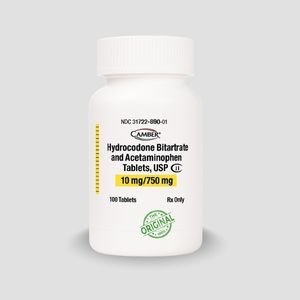 Hydrocodone 10/750mg